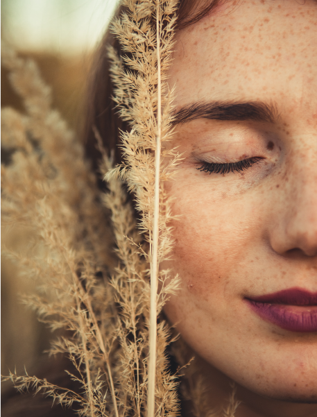 soin énergétique visage femme